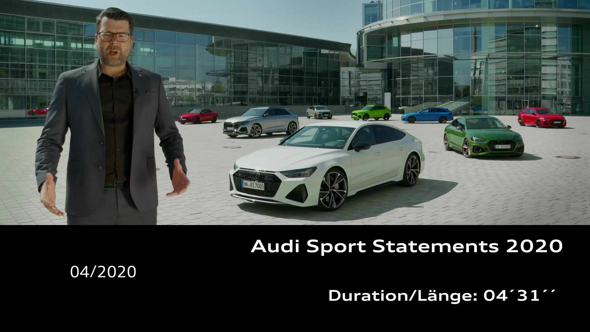 Footage: Statement Oliver Hoffmann über die Audi RS Modelle