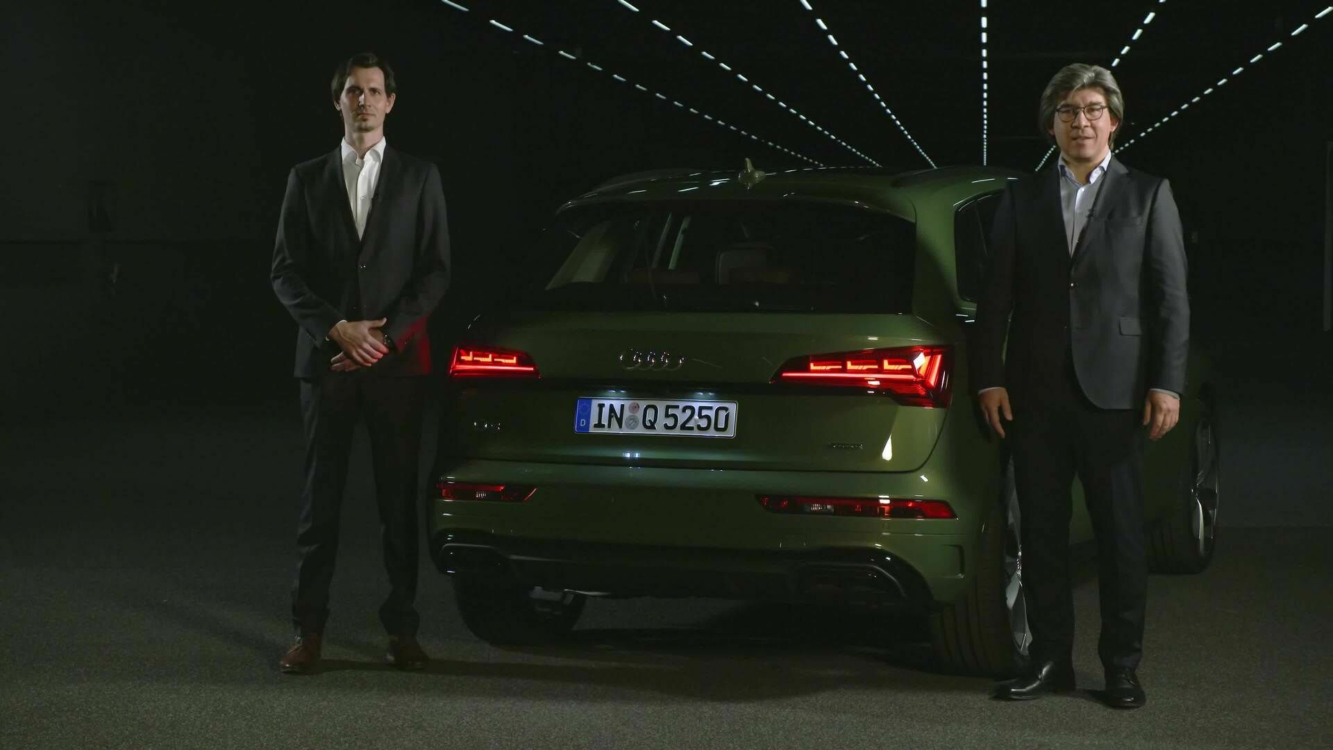 The digital OLED technology in the rear lights of the Audi Q5