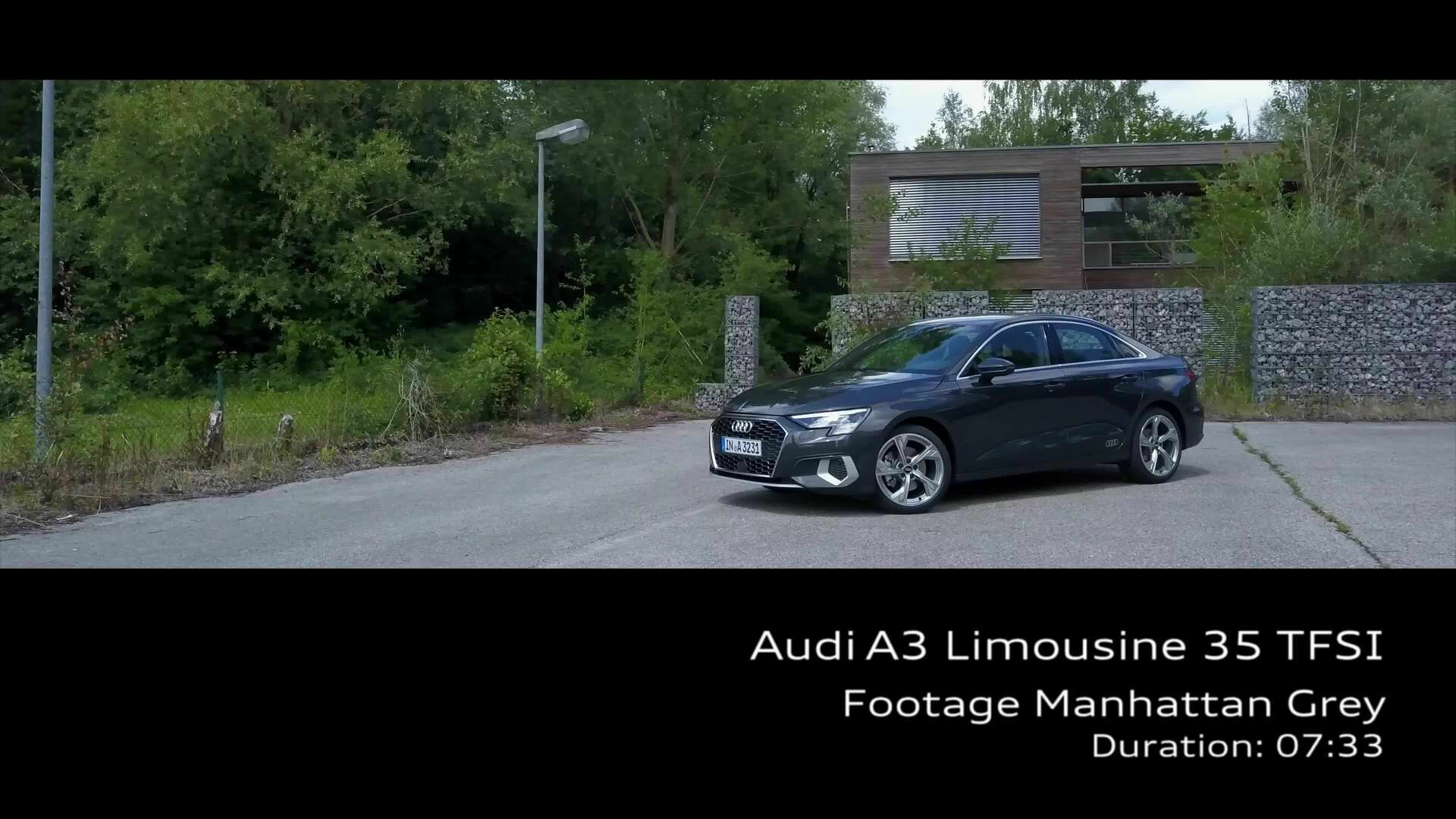 Footage: Audi A3 Sedan – manhattan grey