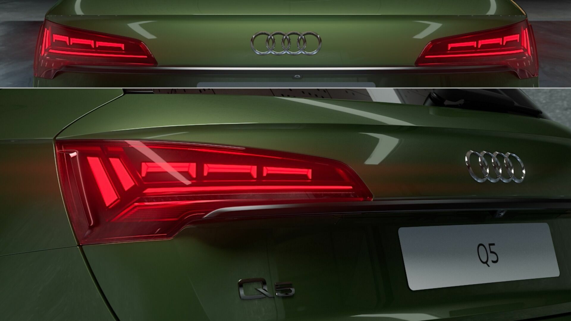 Animation: Digital OLED lighting technology in the Audi Q5