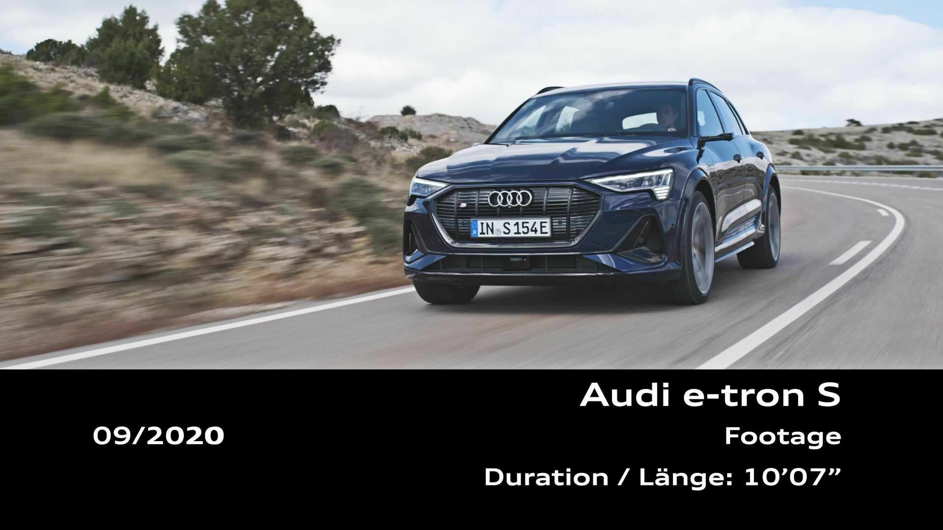 Footage: Audi e-tron S