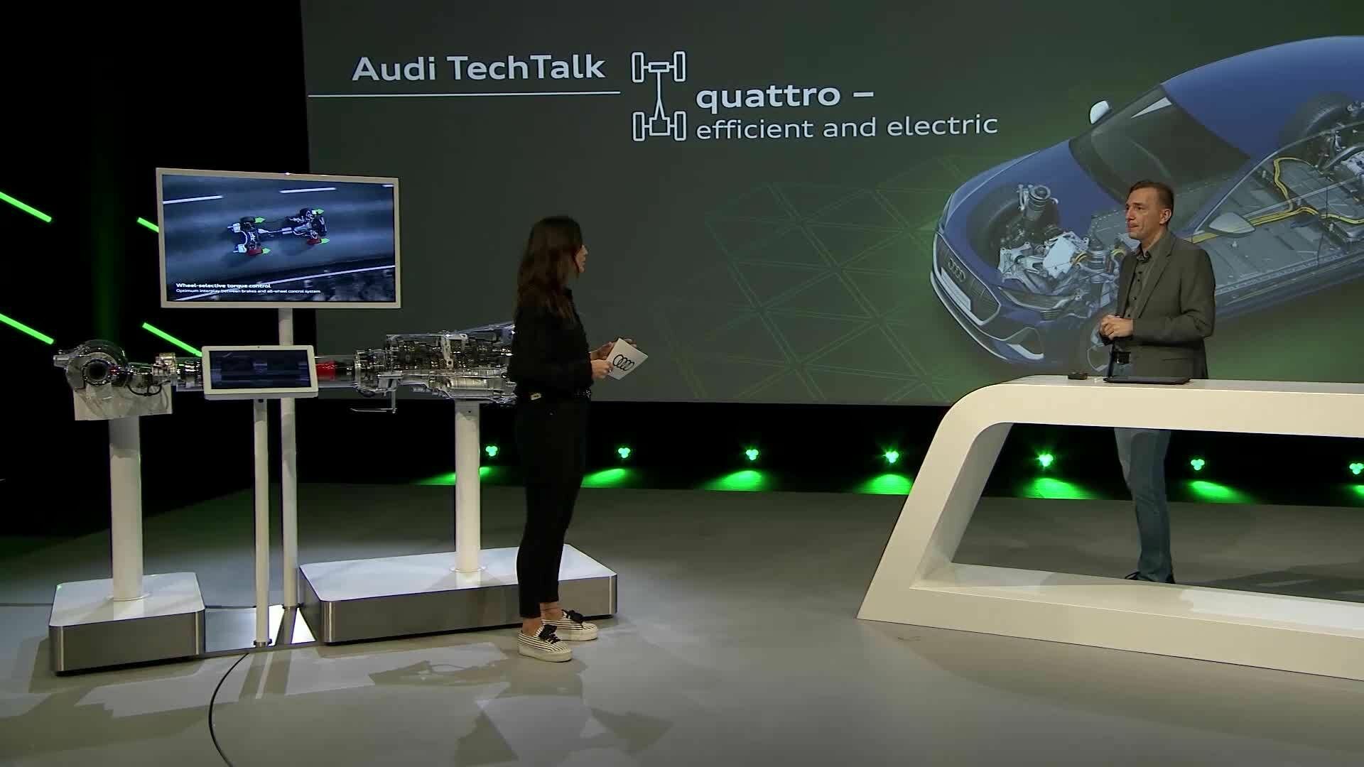 Audi TechTalk: quattro – effizient und  elektrisch