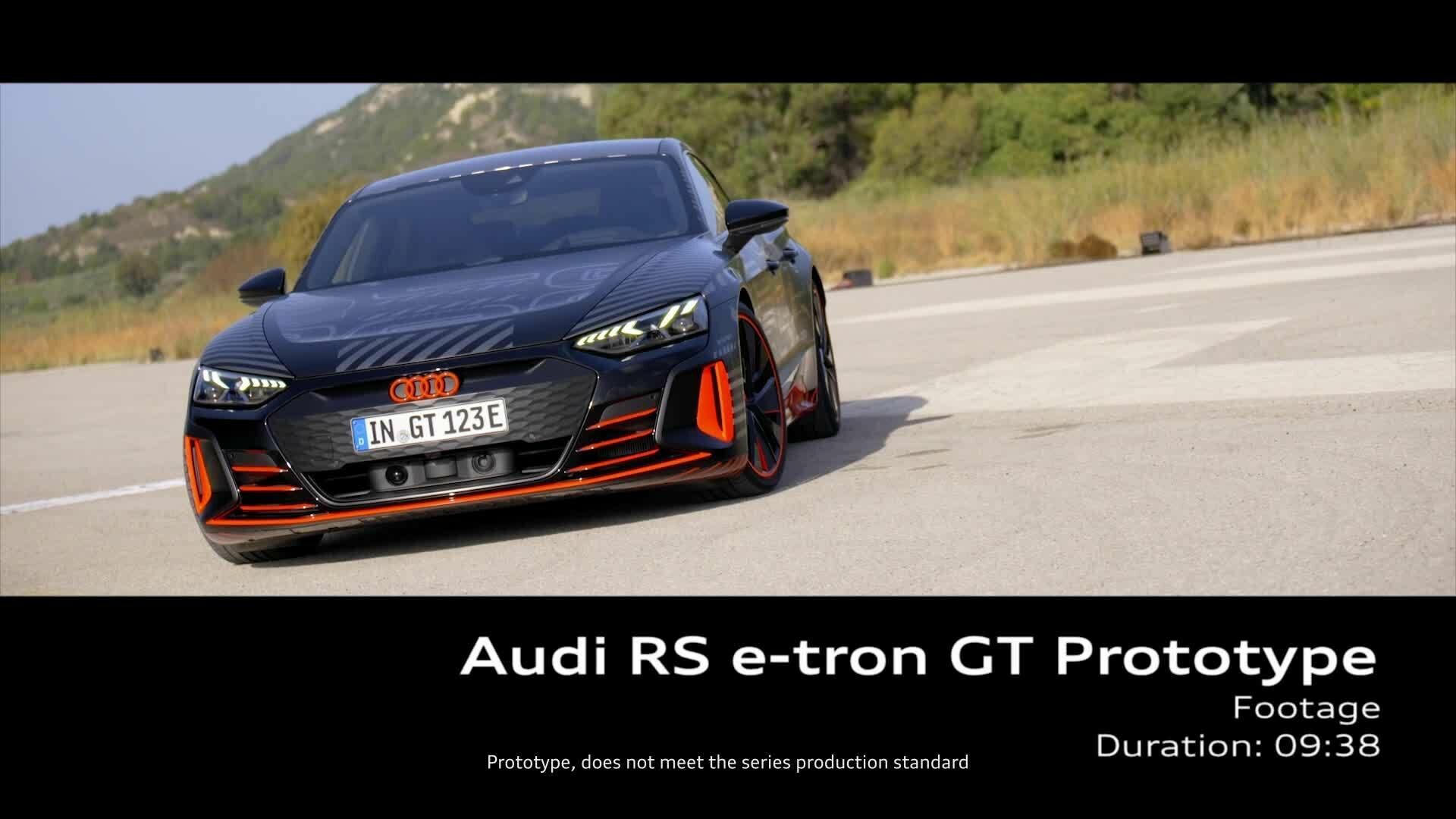Footage: Audi RS e-tron GT Prototype on location