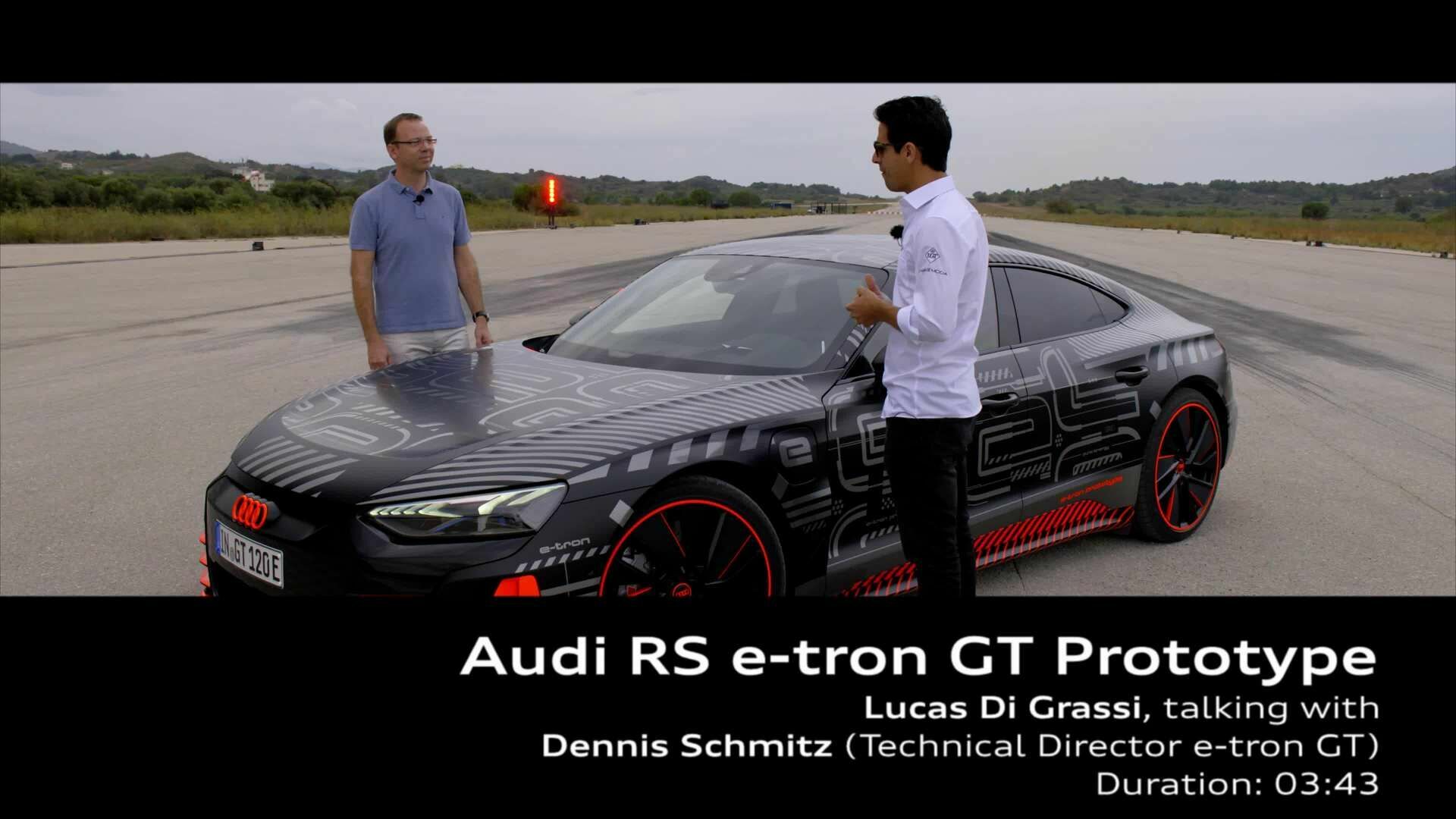 Lucas Di Grassi and Dennis Schmitz about the Audi RS e-tron GT Prototype