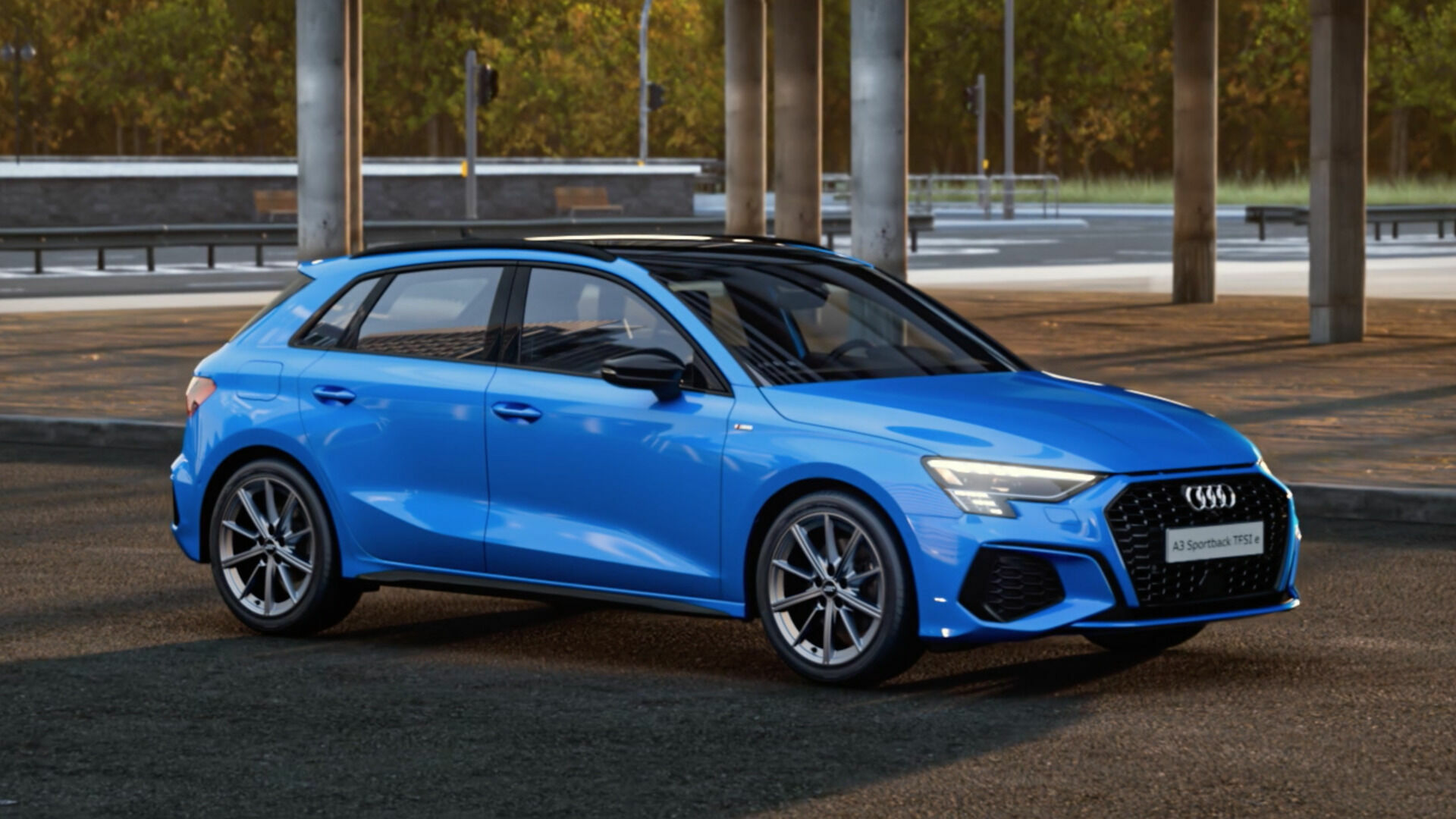Animation: Audi A3 Sportback TFSI e - Systemaufbau und Fahrmodi