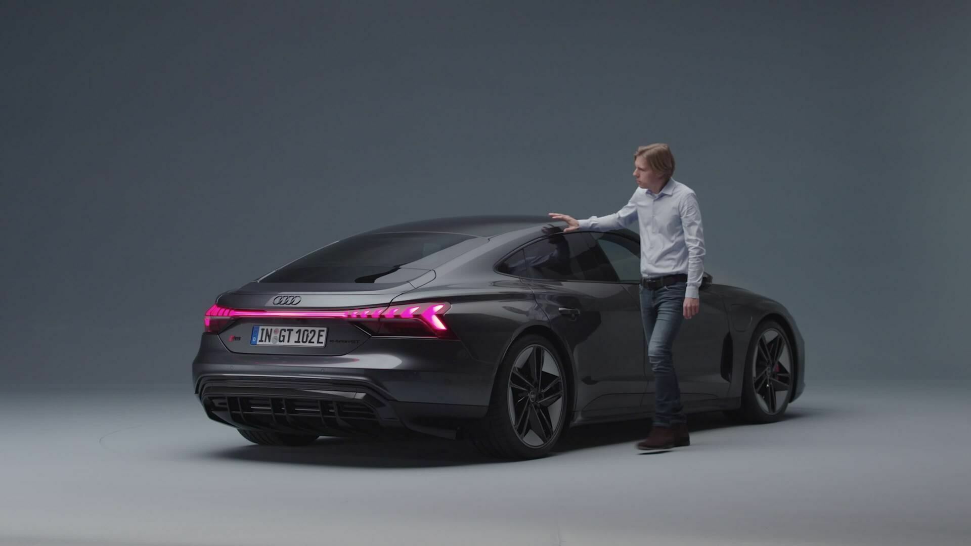 The emotional and classic design of the Audi e-tron GT