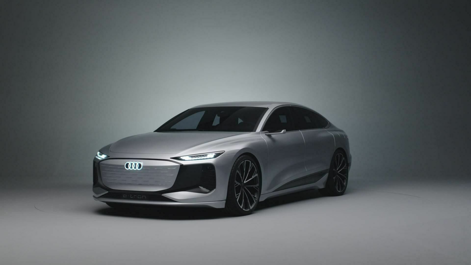 Audi A6 e-tron concept at Milan Design Week