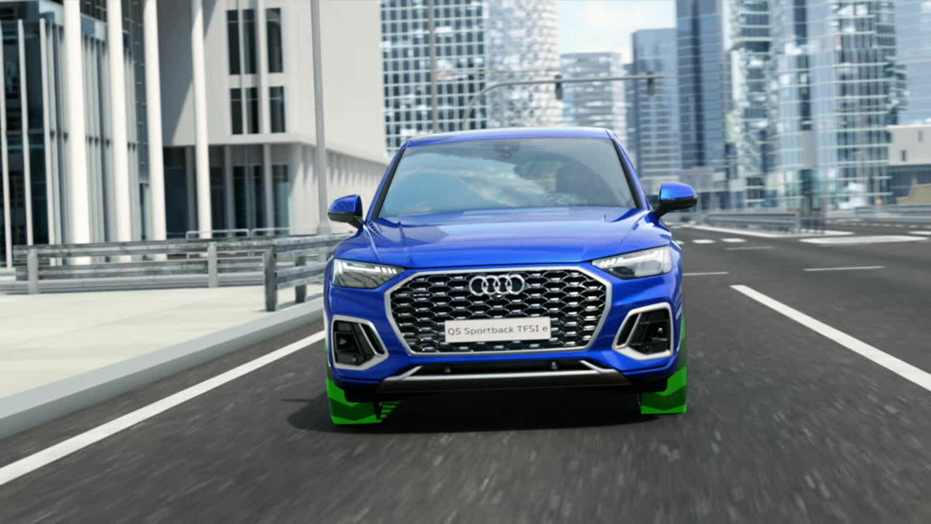 Animation: Audi Q5 Sportback 55 TFSI e quattro – PHEV with predictive operating system