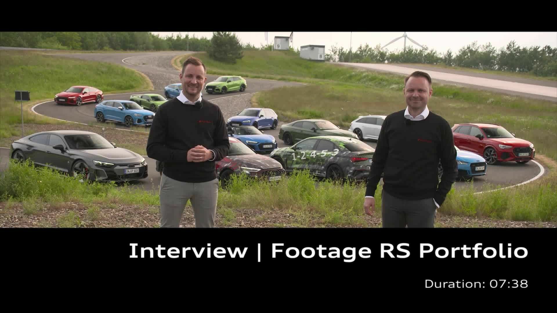 Audi Sport with the largest RS portfolio in history