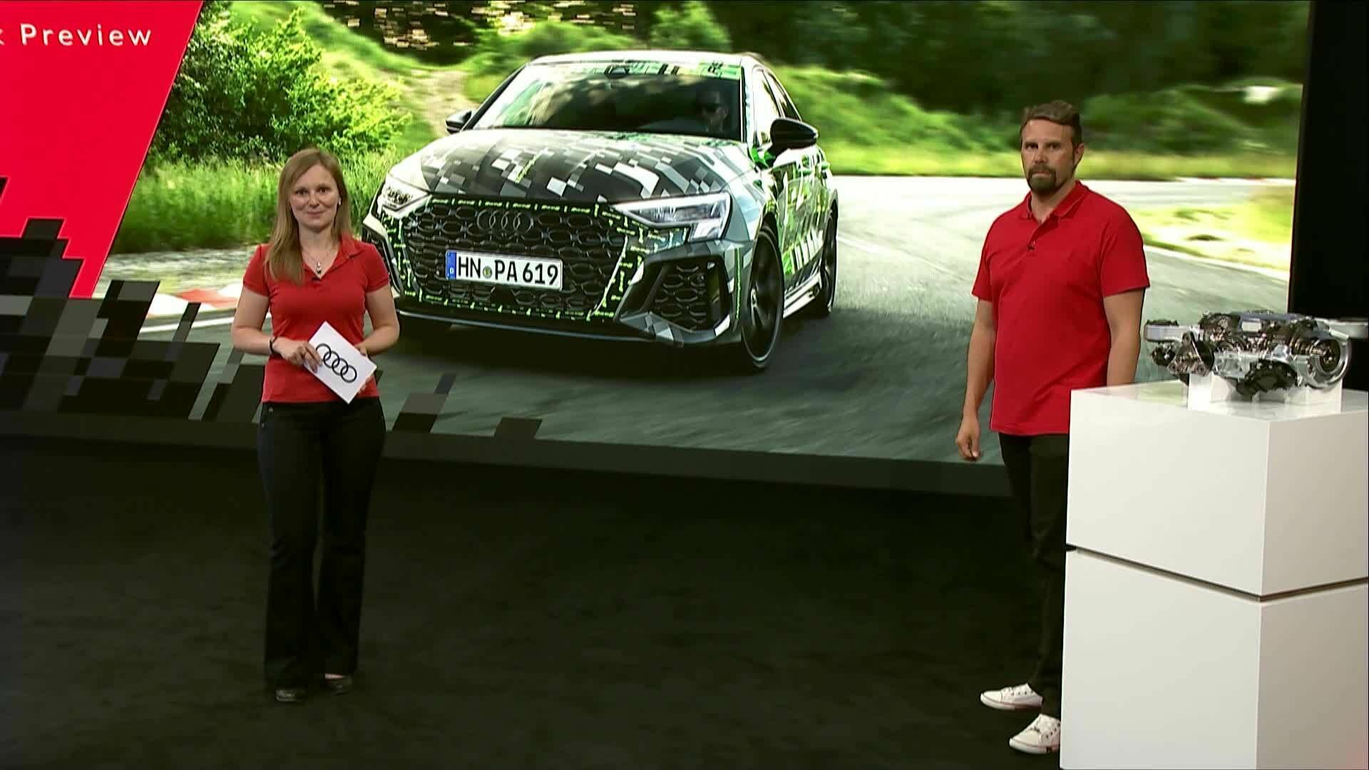 Digitale Sneak Preview des Audi RS 3 Prototyp