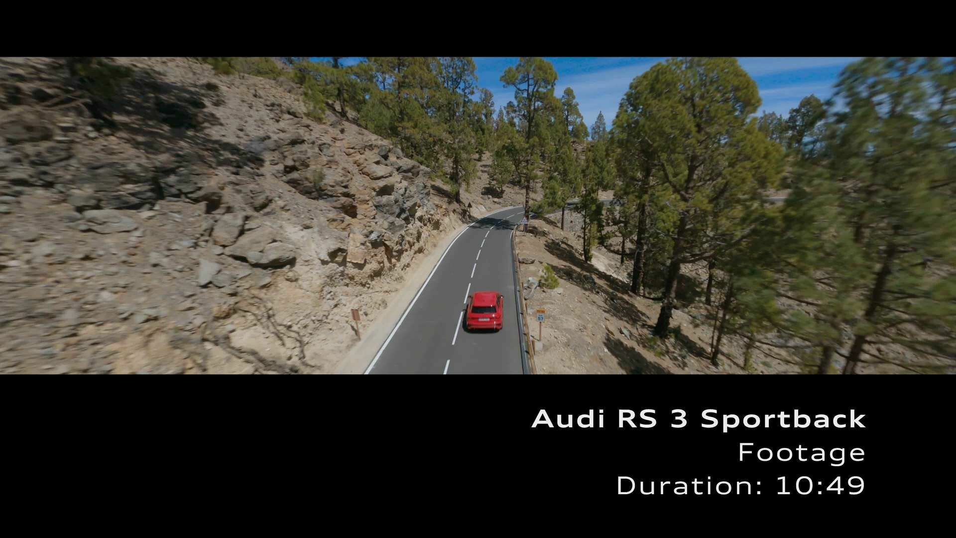 Footage: RS 3 Sportback on Location