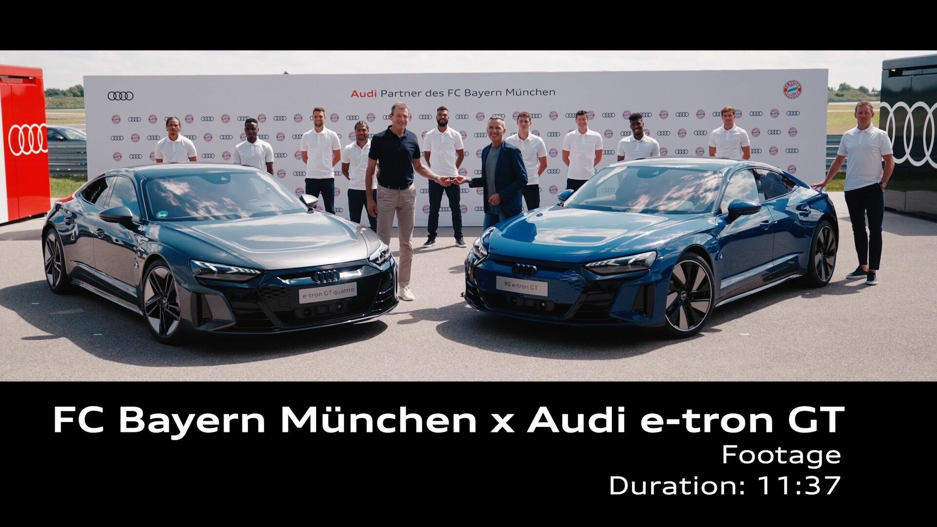 Footage: FC Bayern München x Audi e-tron GT
