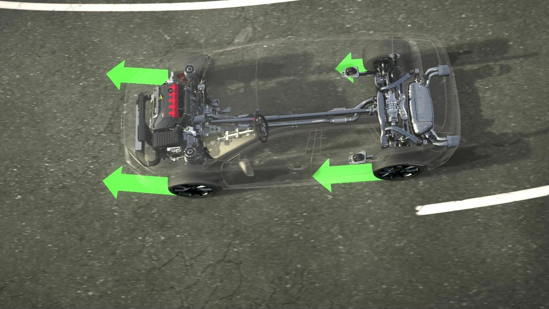 Animation: Audi RS 3 Prototyp – RS Torque Splitter