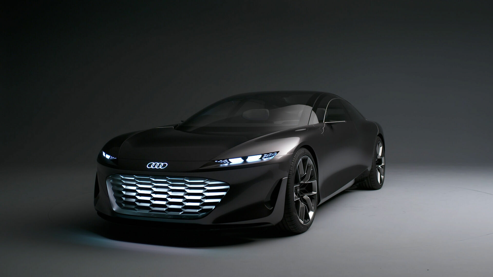 The reveal of the Audi grandsphere concept