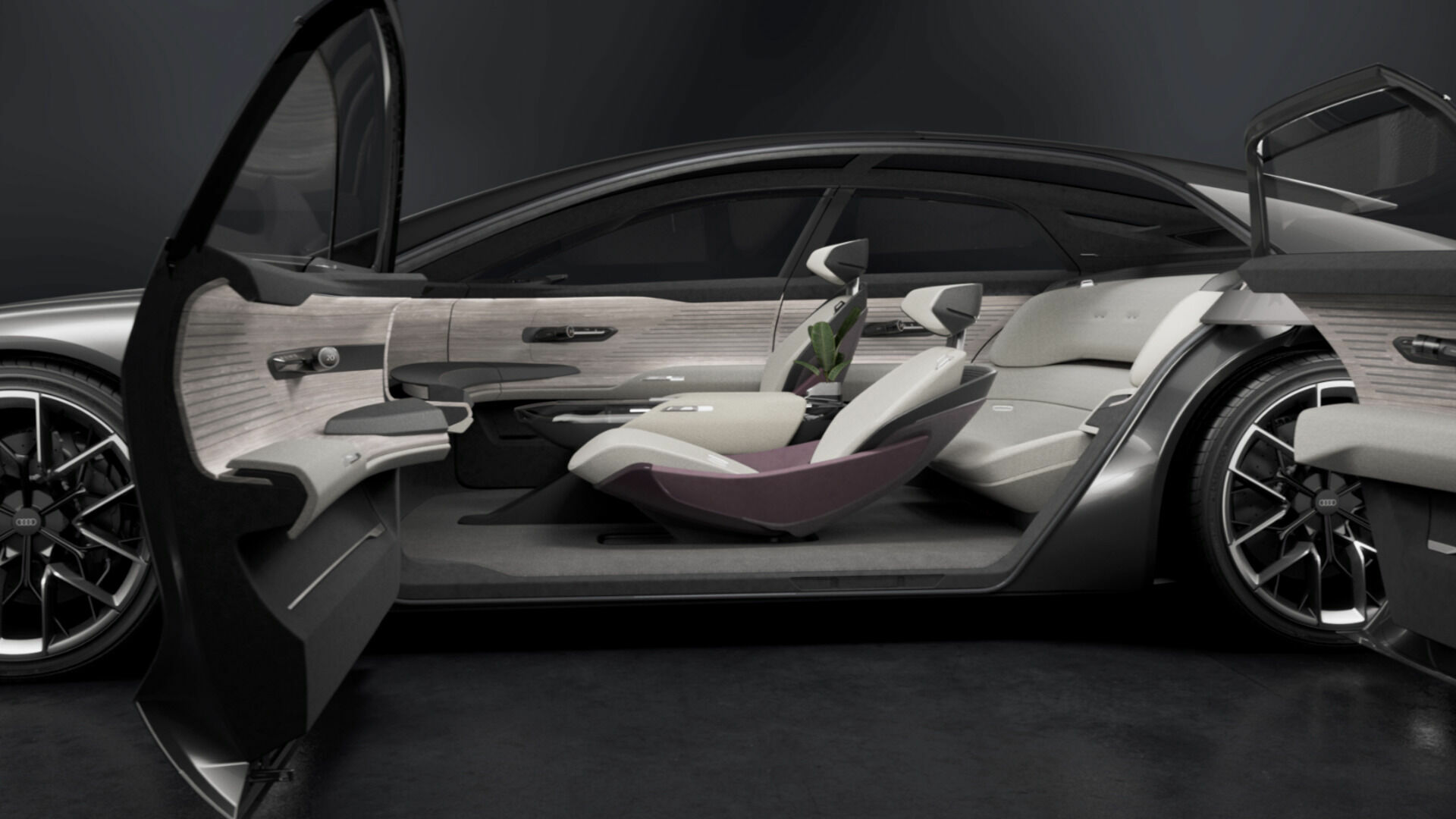 Animation: Interior Design of the Audi grandsphere concept