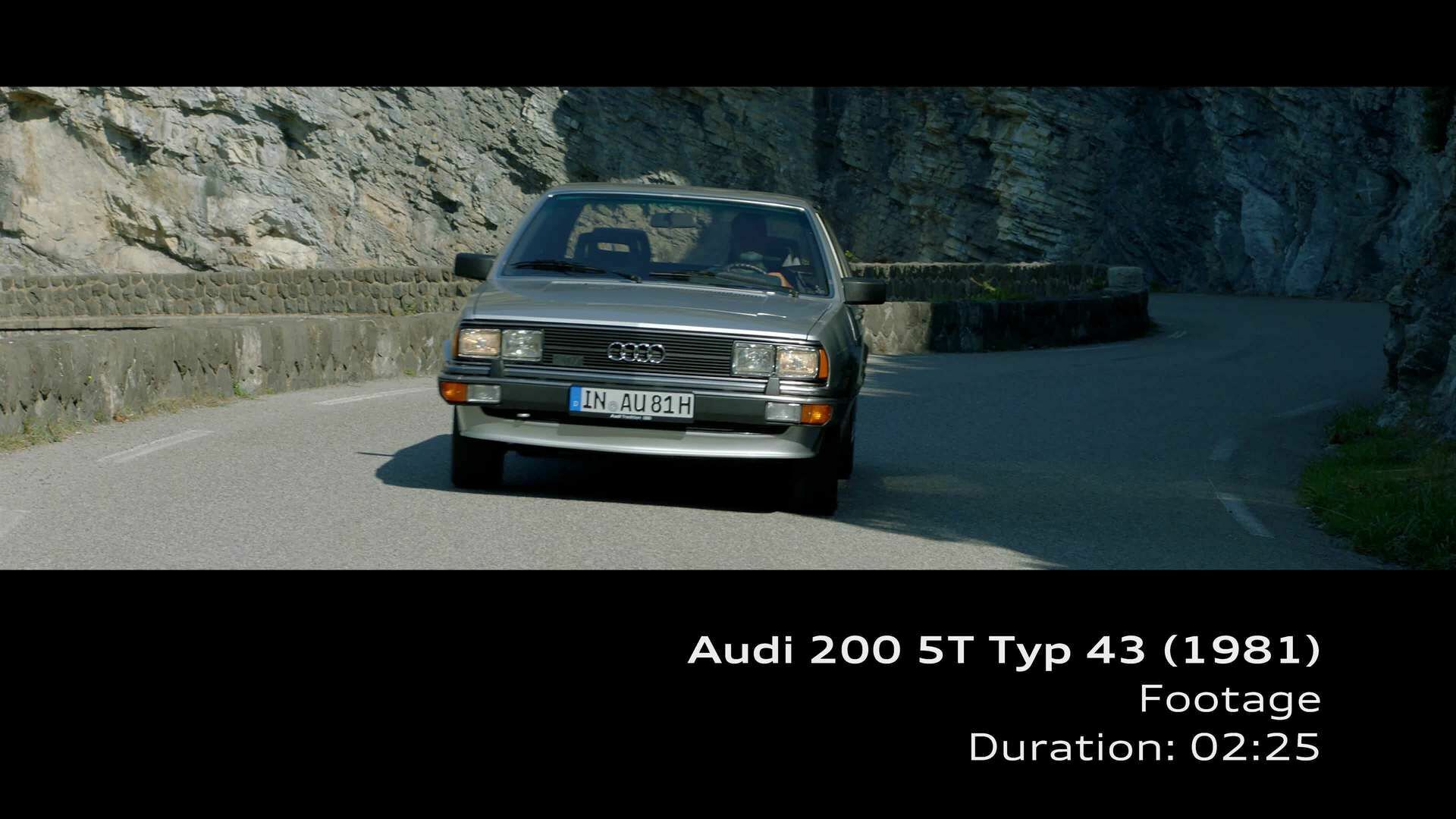 Footage: Audi 200 (1981)