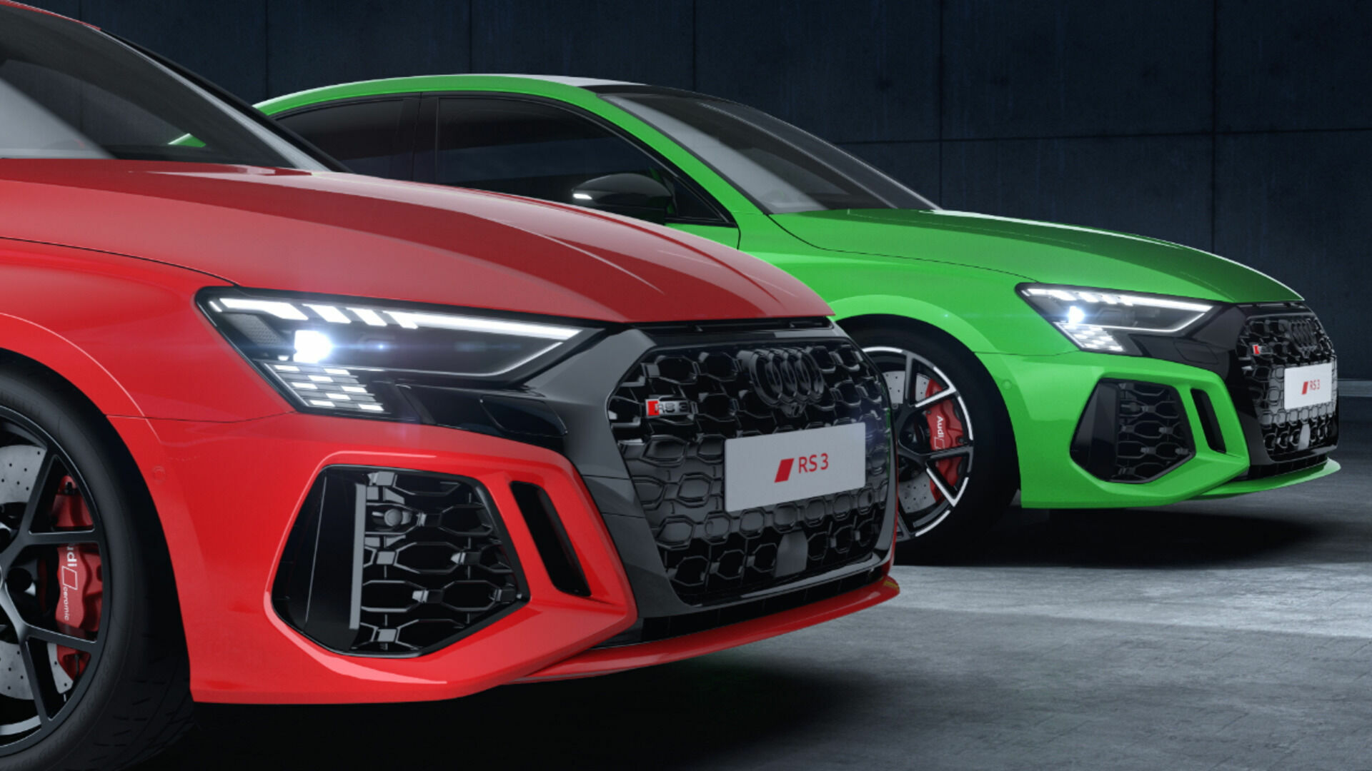 Animation: Audi RS 3 – Design and daytime running lights