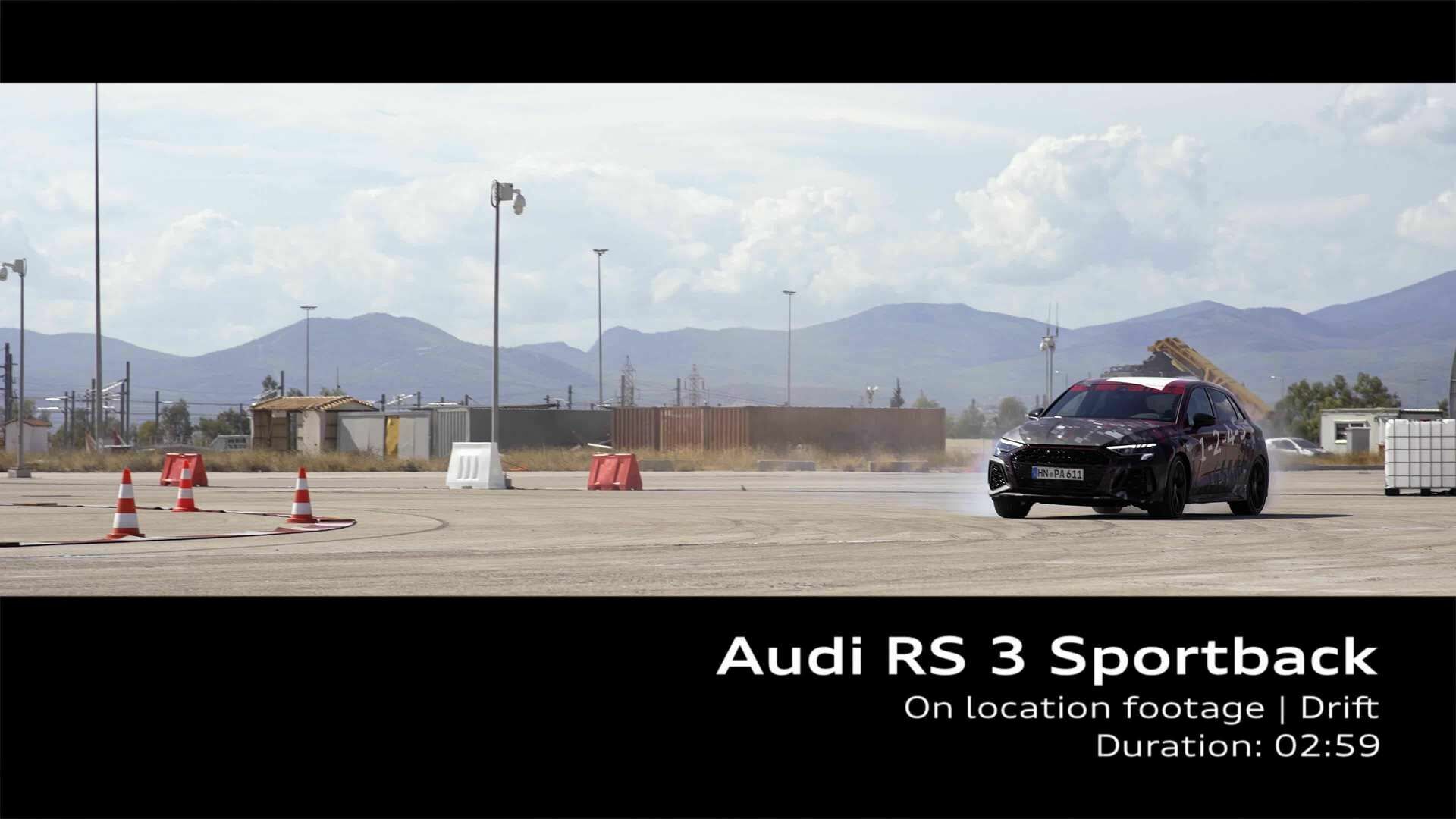 Footage: Audi RS 3 Sportback Drift