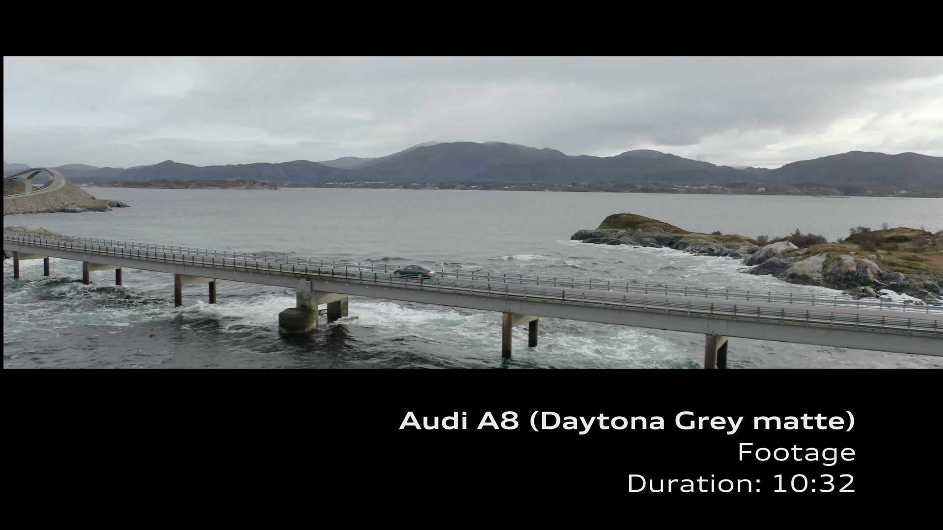 Footage: Audi A8 60 TSFI quattro (in Norway)