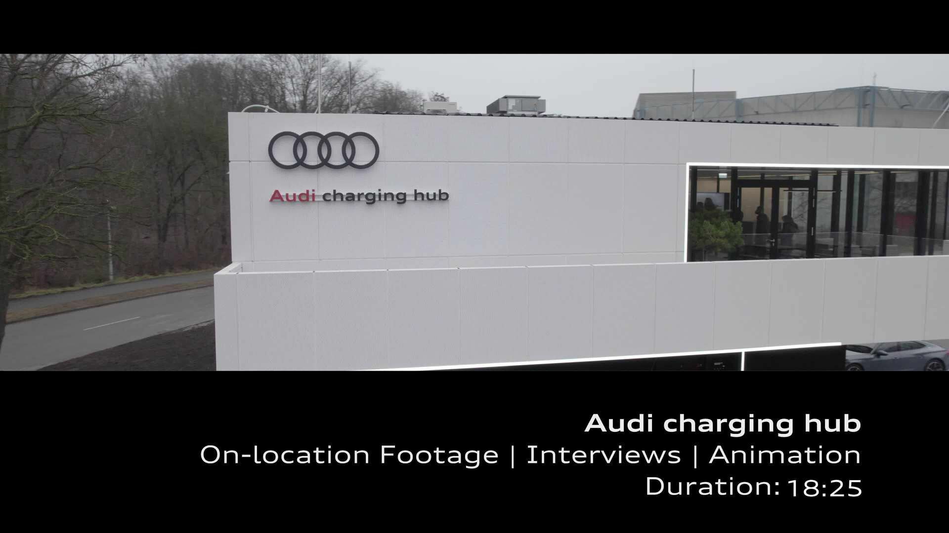 Footage: Audi charging hub