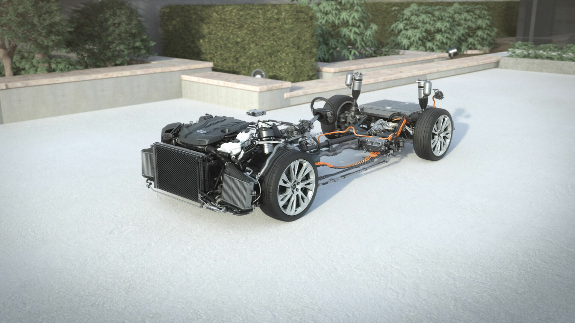 Animation: The Plug-in-Hybrid-Technology of the Audi A8 TFSI e quattro