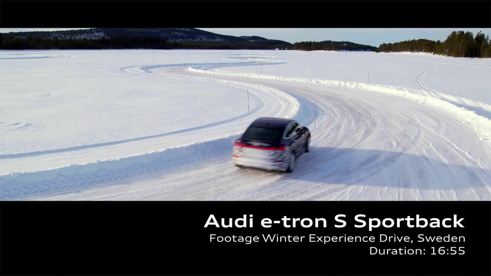 Footage: Audi e-tron S Sportback