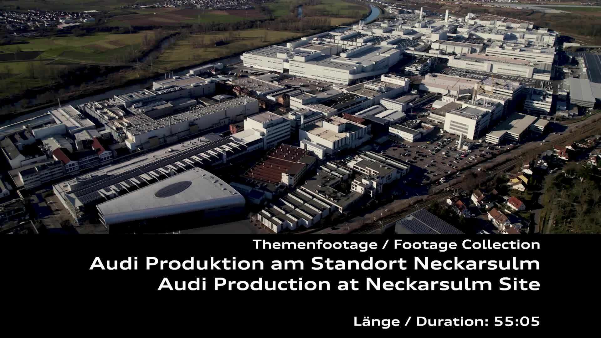 Footage: Audi Production at Neckarsulm Site