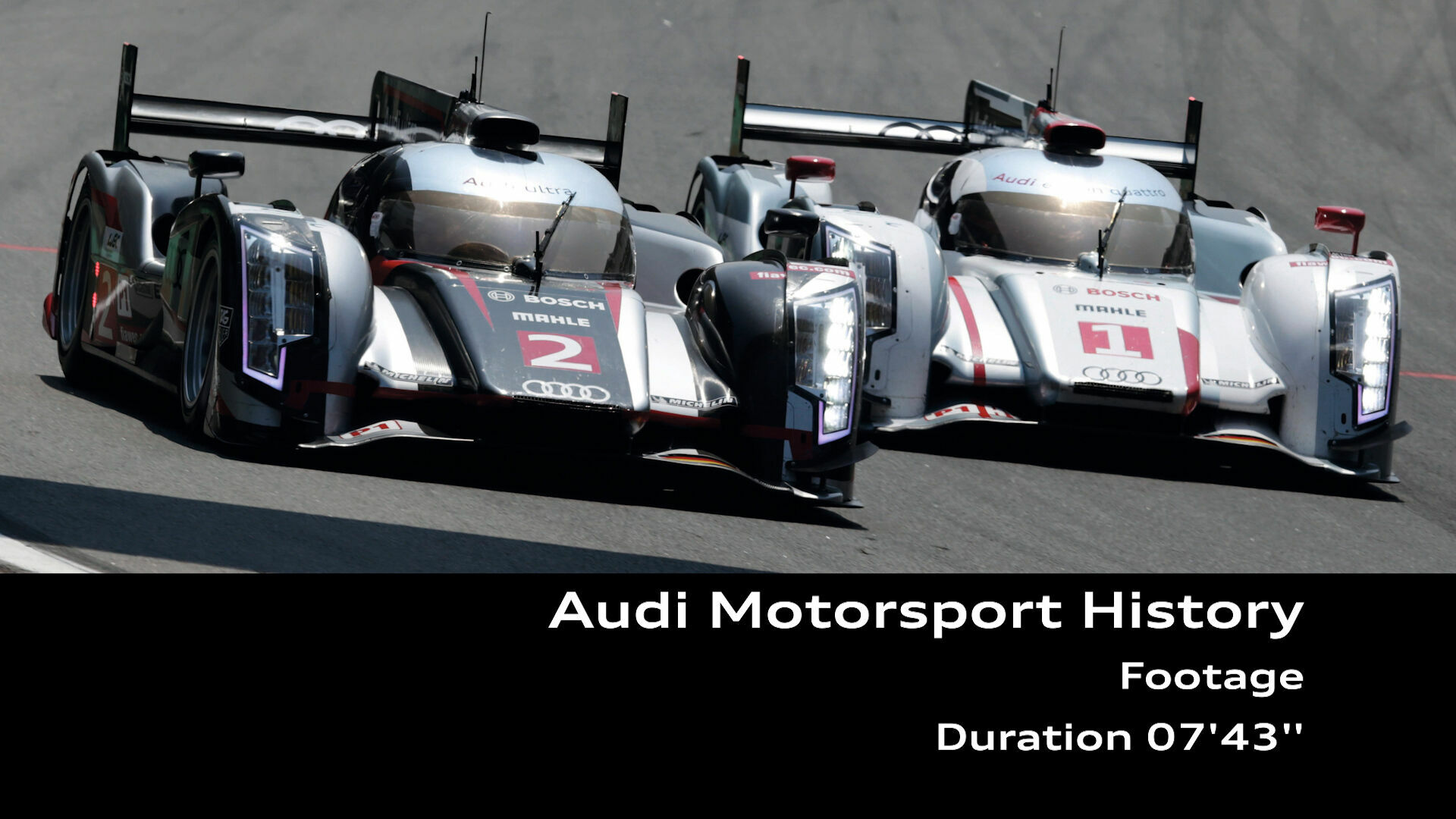 Footage: Audi Motorsport Geschichte