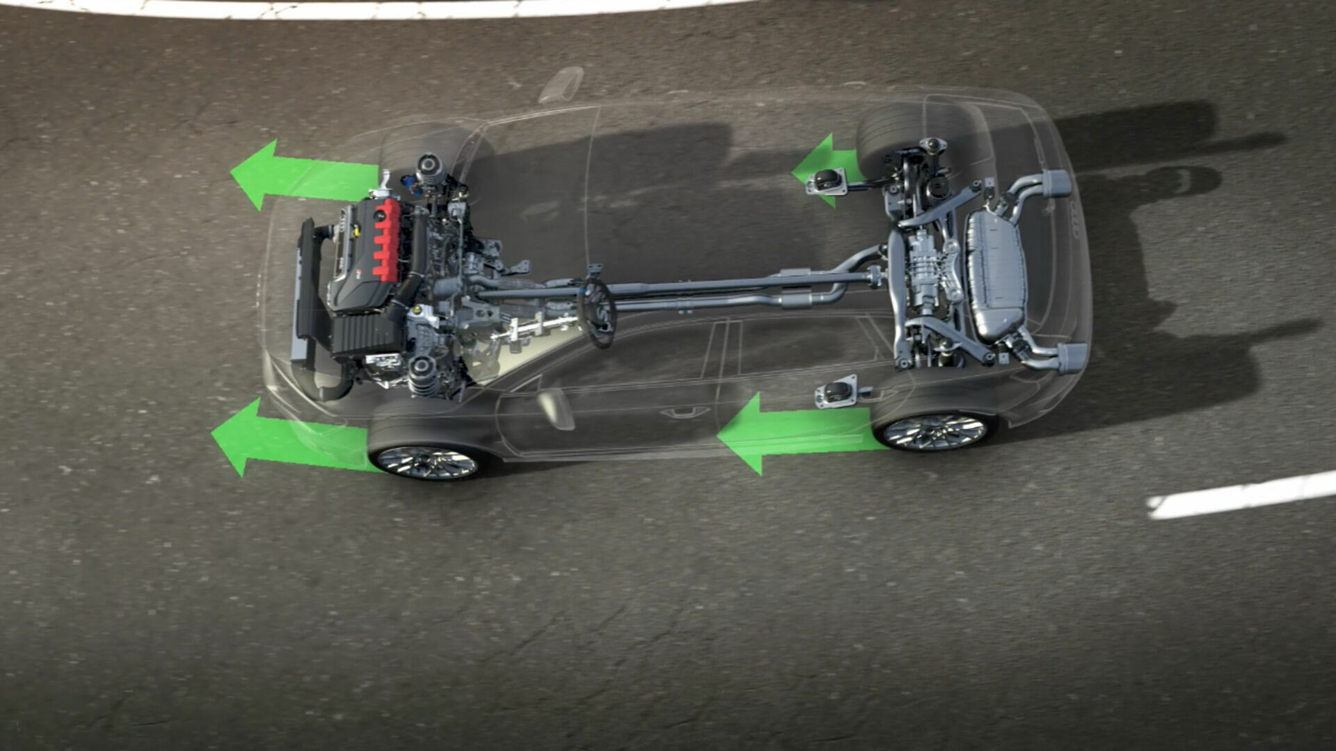 Animation: Audi RS 3 – RS torque splitter