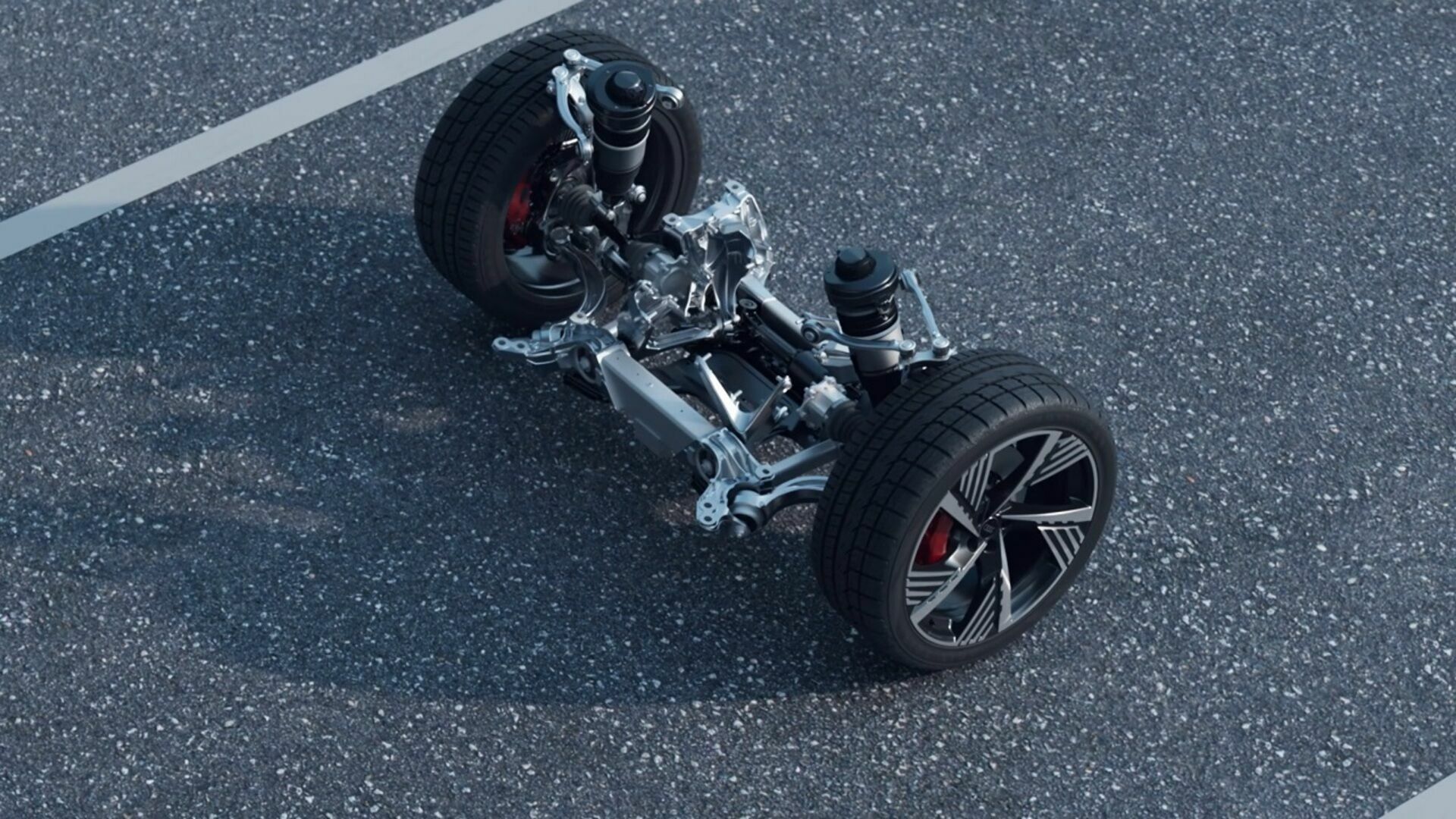 Animation: Audi Q8 e-tron – Driving characteristics