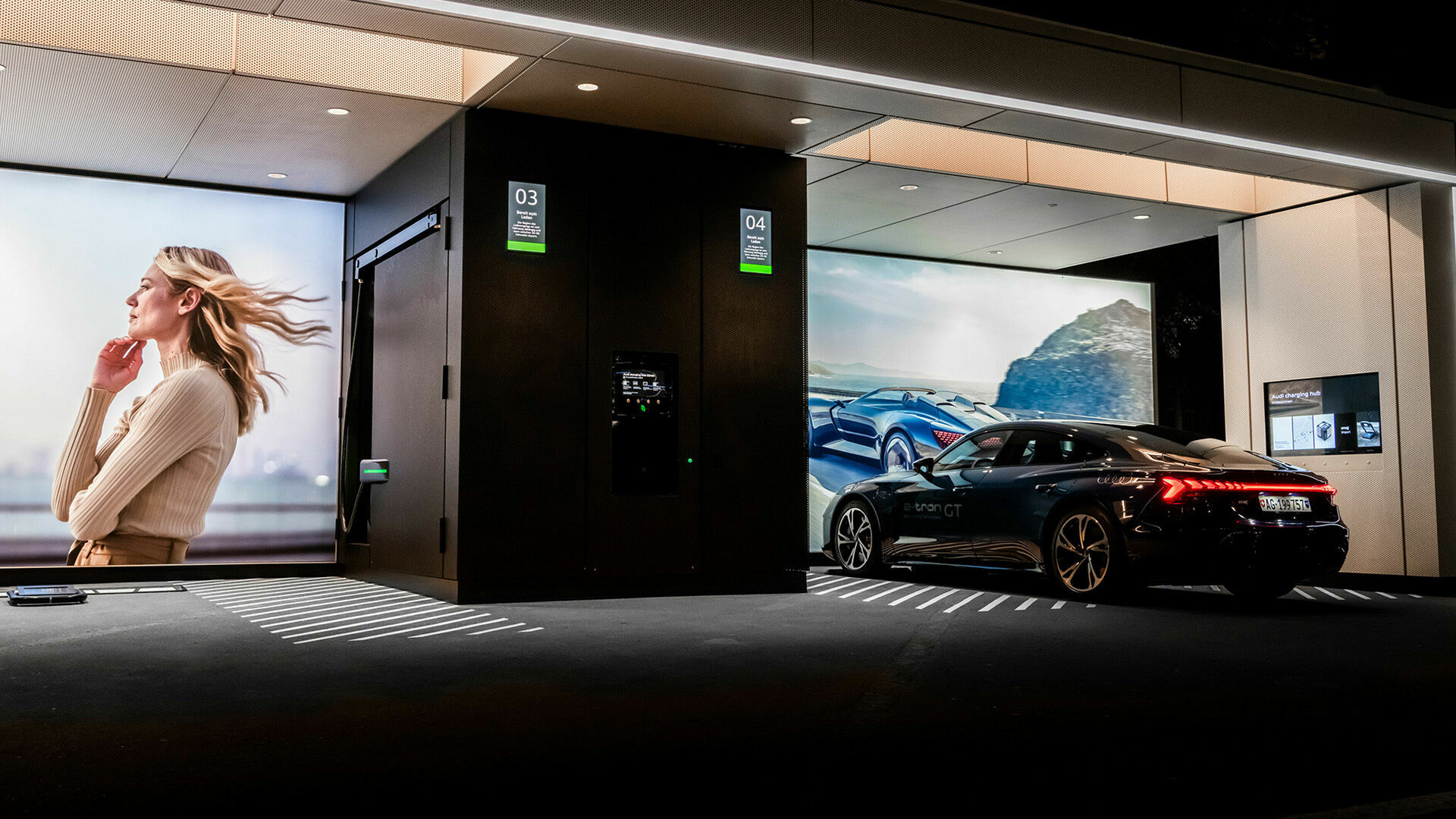 Making of Audi charging hub Zürich