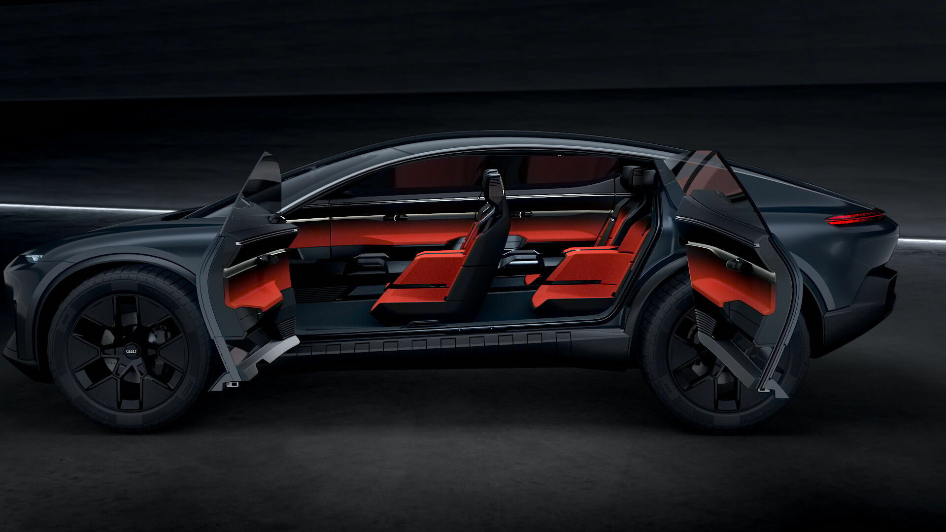 Animation: Audi activesphere concept – Mixed reality operating concept