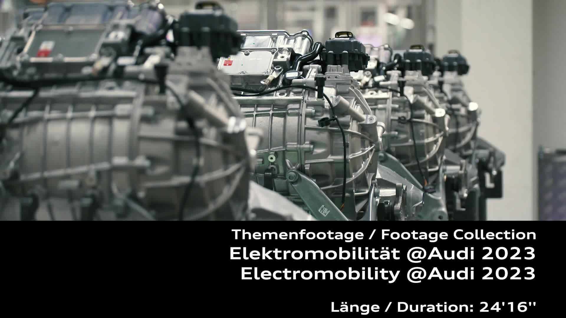 Footage: Electromobility @Audi 2023