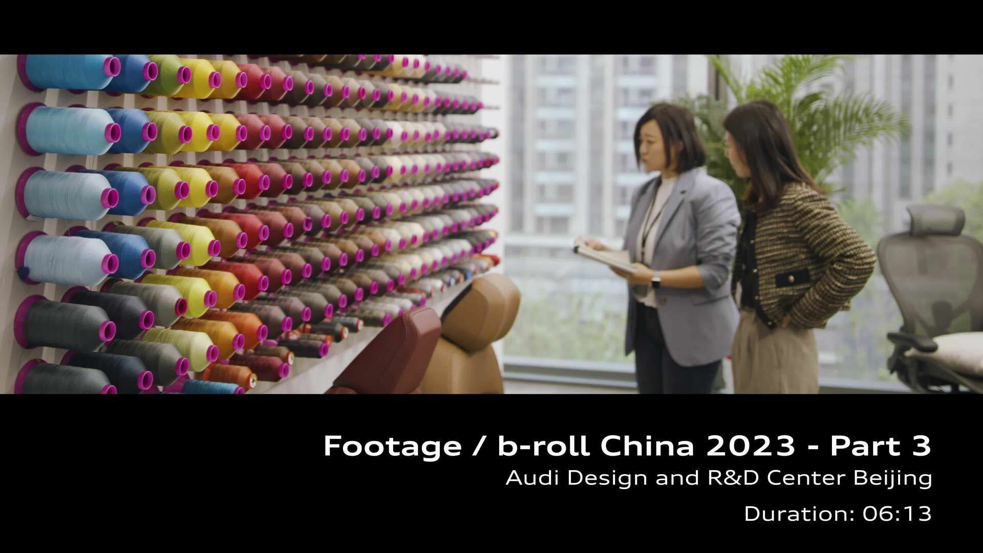 Footage: Auto Shanghai 2023 – Audi Design und R&D Center Peking