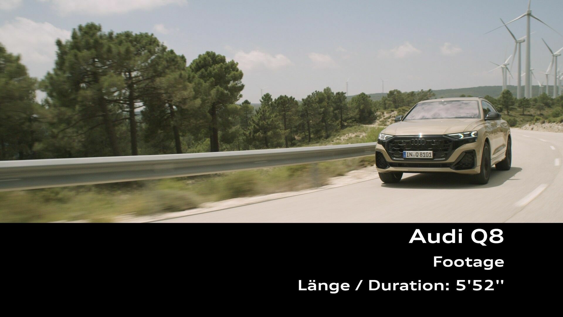 Footage: Audi Q8 (dynamic)