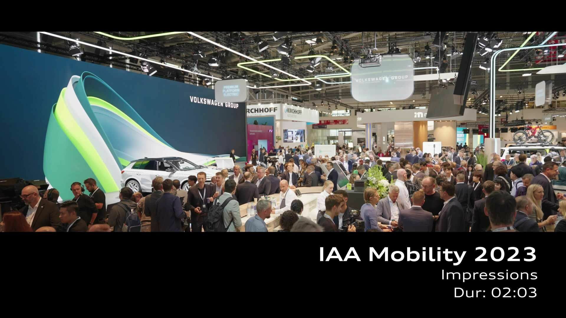 Footage: IAA Mobility München 2023 - Impressionen