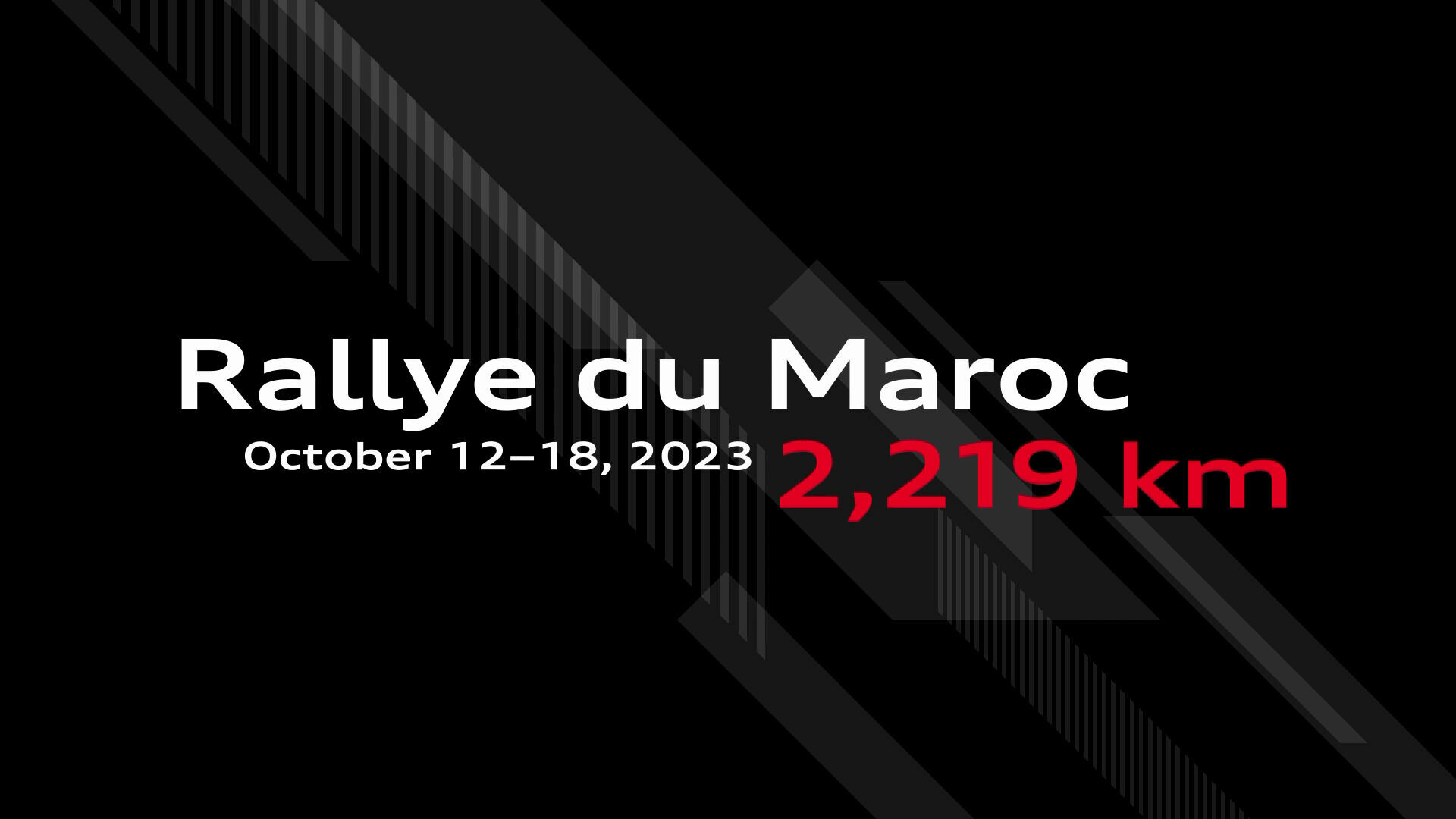 Rallye du Maroc 2023: Route