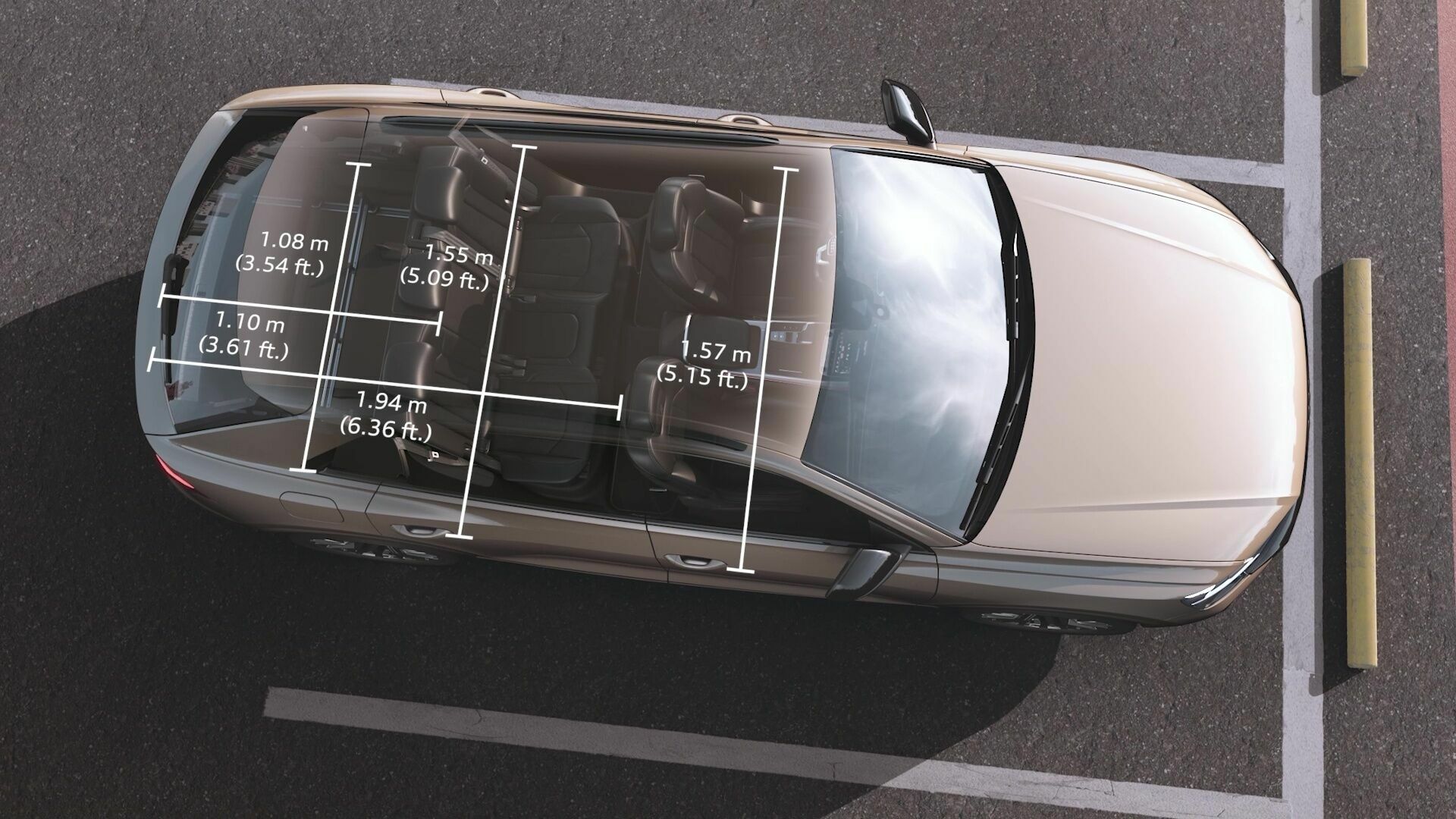 Animation: Audi Q8 – Interieur – Package und Variabilität
